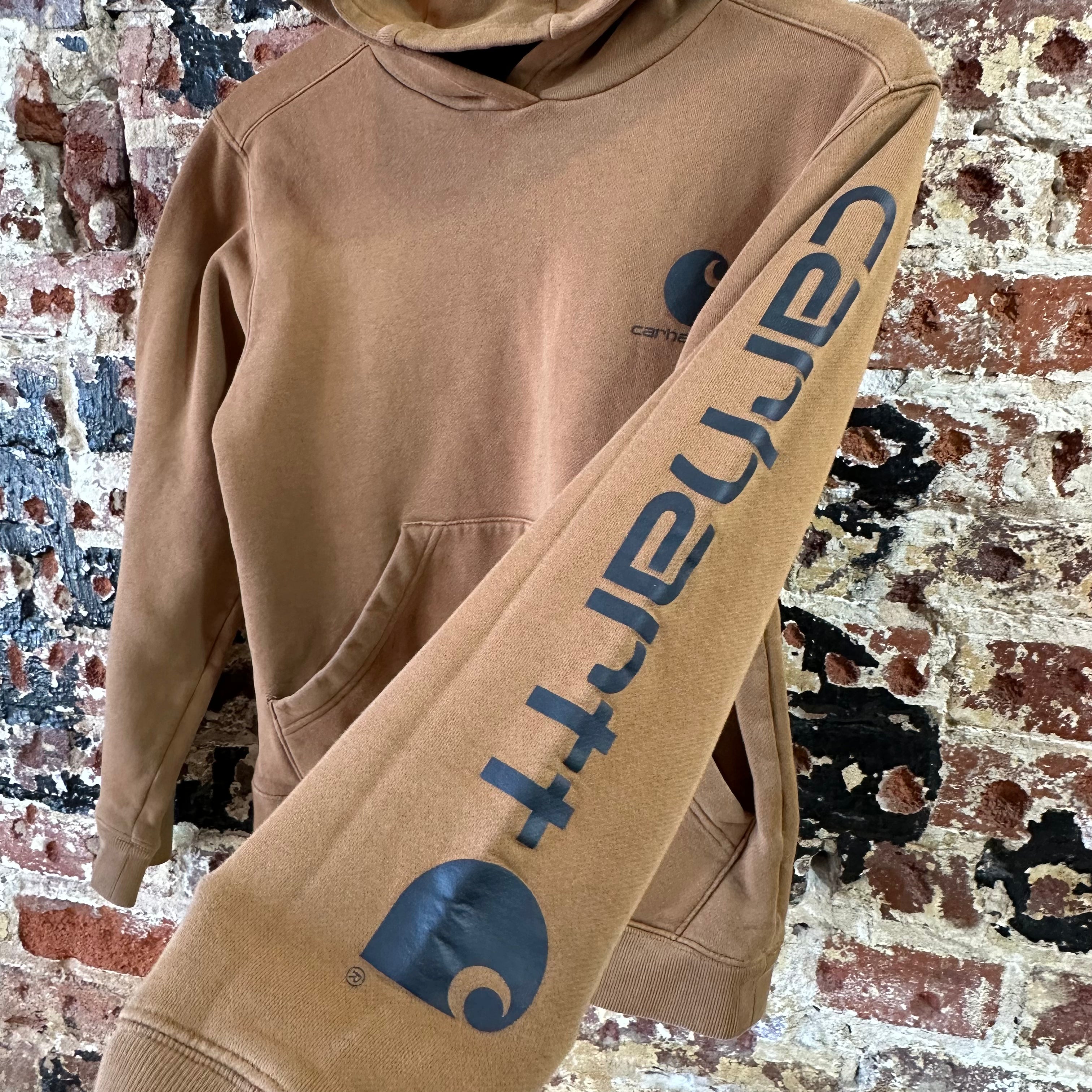 Carhartt Boys Large Brown Hoodie