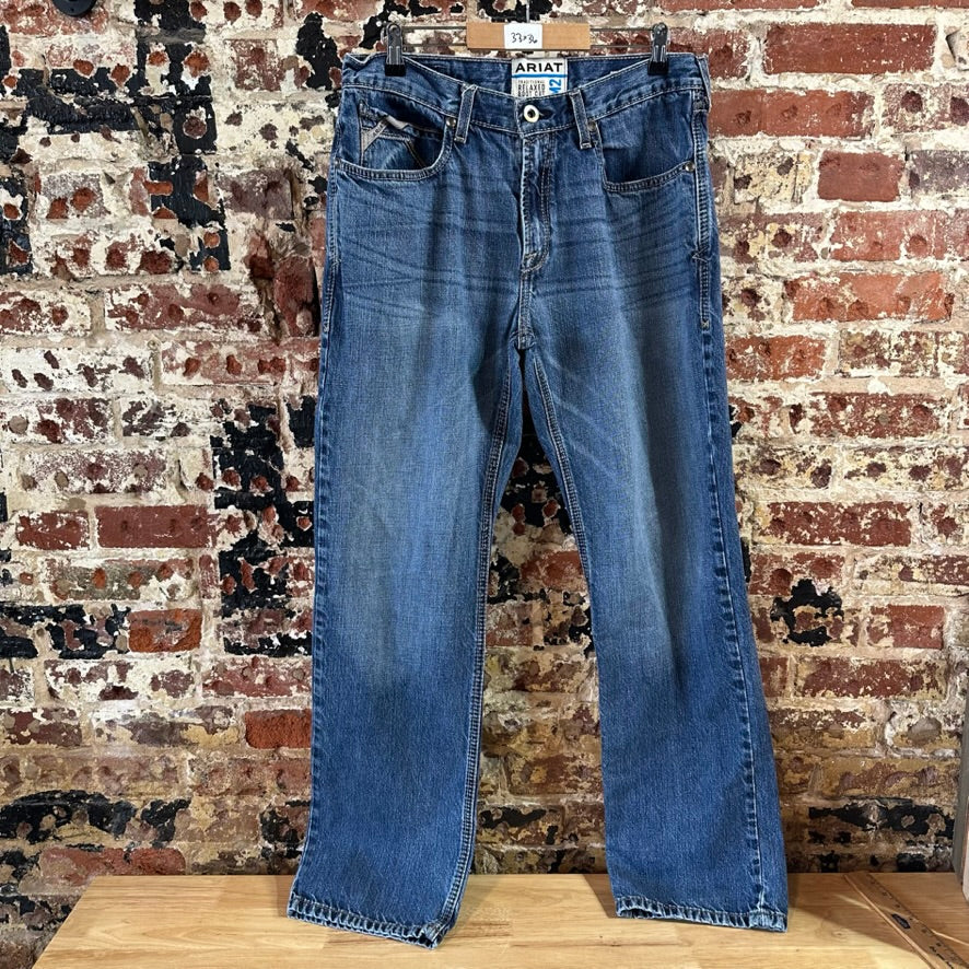 Ariat M2 Mens 33x36 Blue Jeans