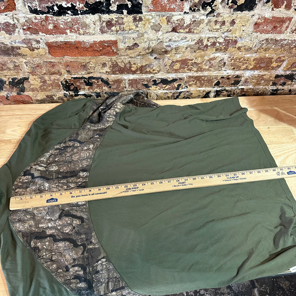 Magellan Men's 2XL L/S Camo 1/4 zip