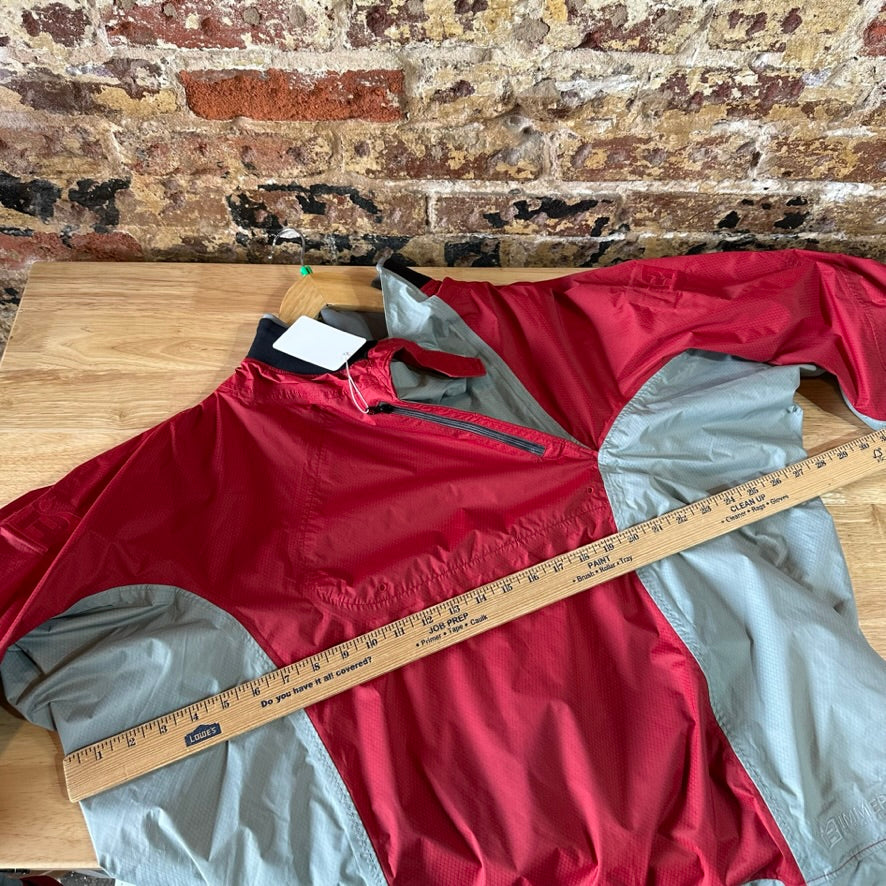 Immersion Research Kayak Splash Jacket Mens XL Red Gray Paddling Anorak