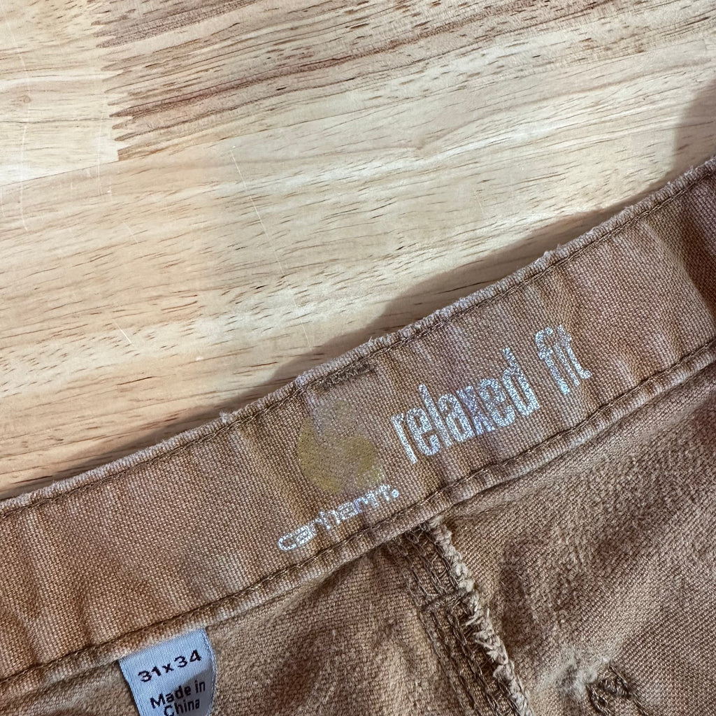 Carahrtt Mens 31x34 Brown Pants