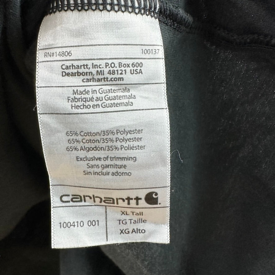 Carhartt Force Men's XL Tall short Sleeve Relaxed Fit T Shirt Pocket T Black