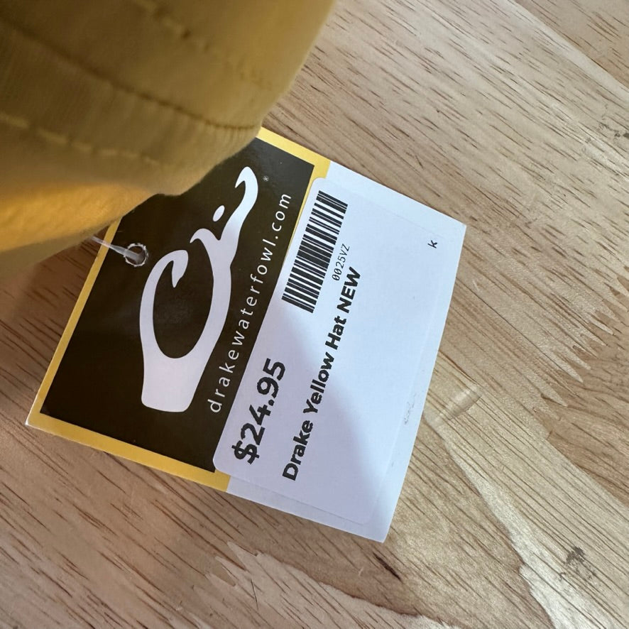 Drake Waterfowl Logo Rope Hat Snap Back Hat Yellow New