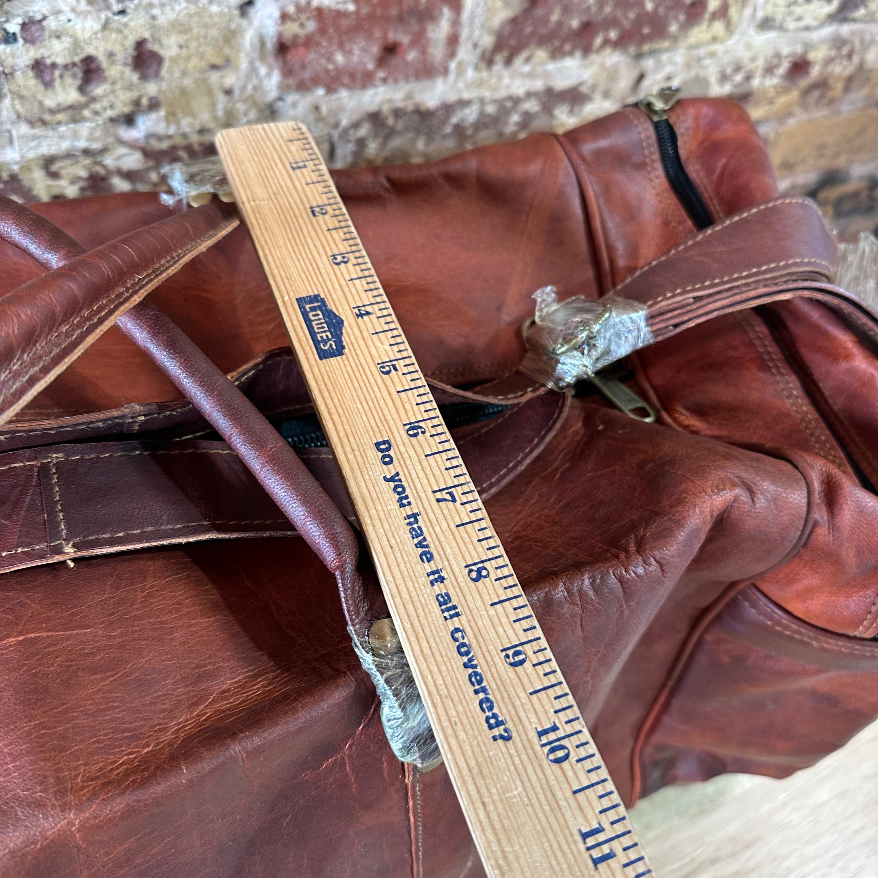 Cuero Handmade Leather Duffel Large Travel Gym Sports Overnight Weekender Bag