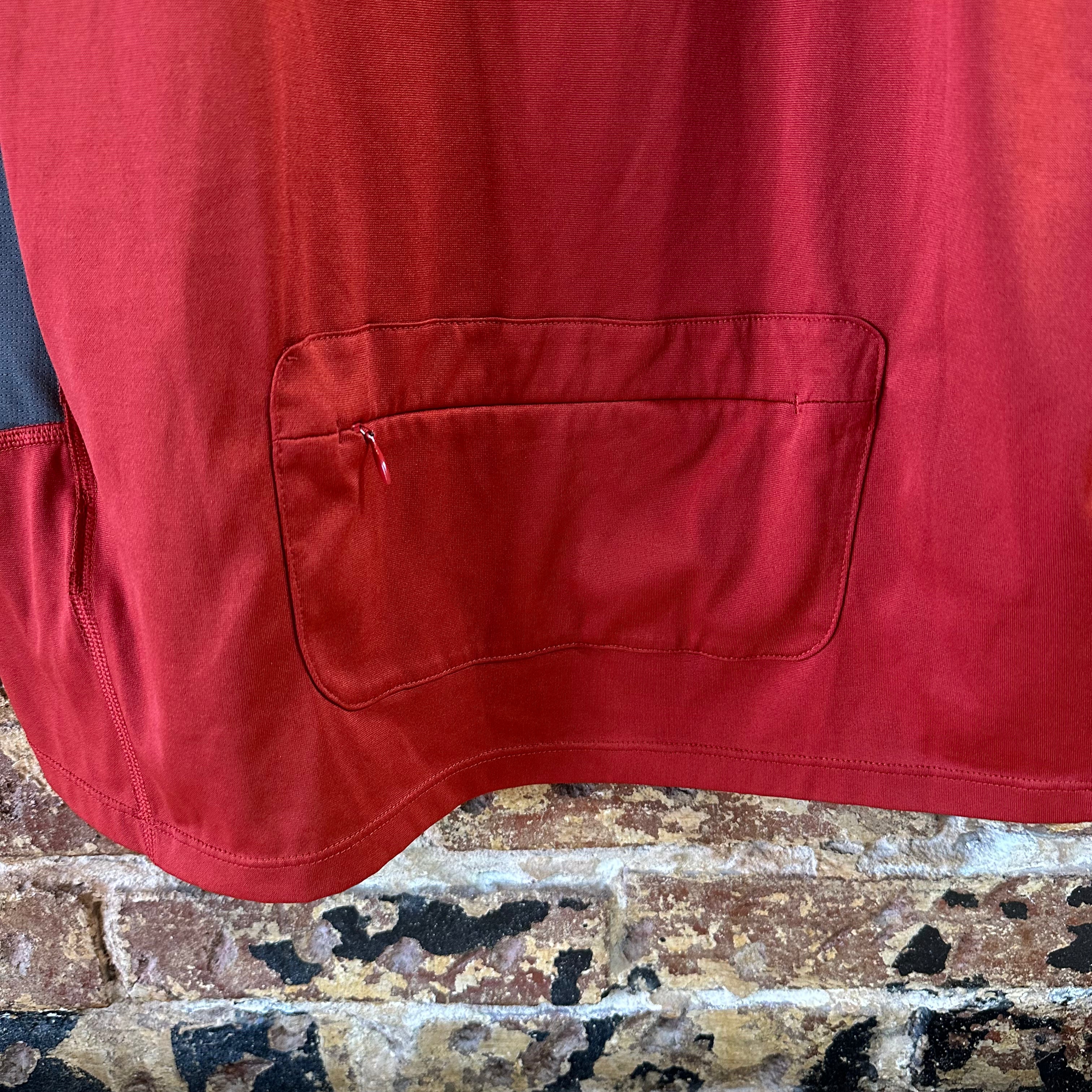 North Face Men's XL S/S Red Shirt