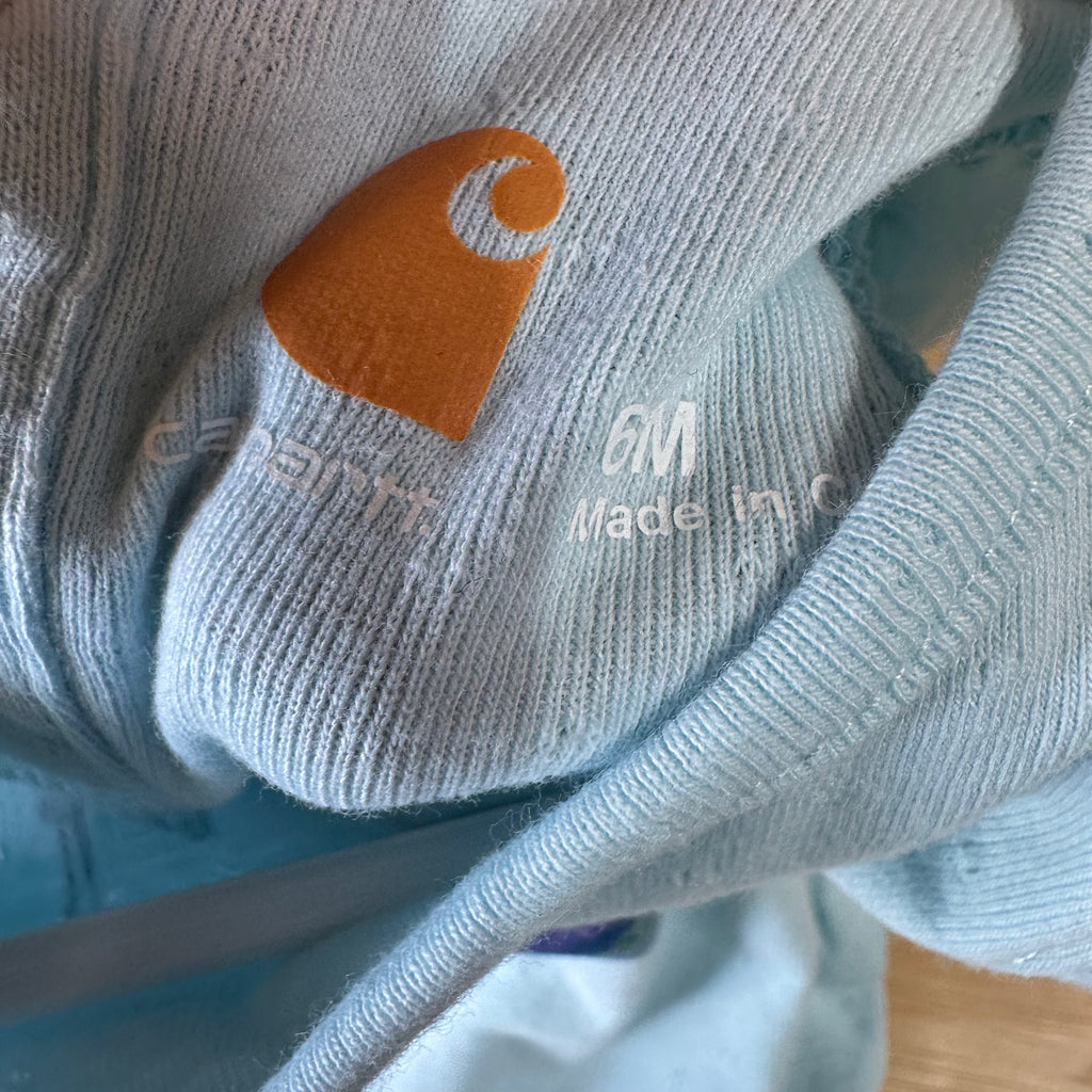 Carhartt Girls 6M Blue onsie