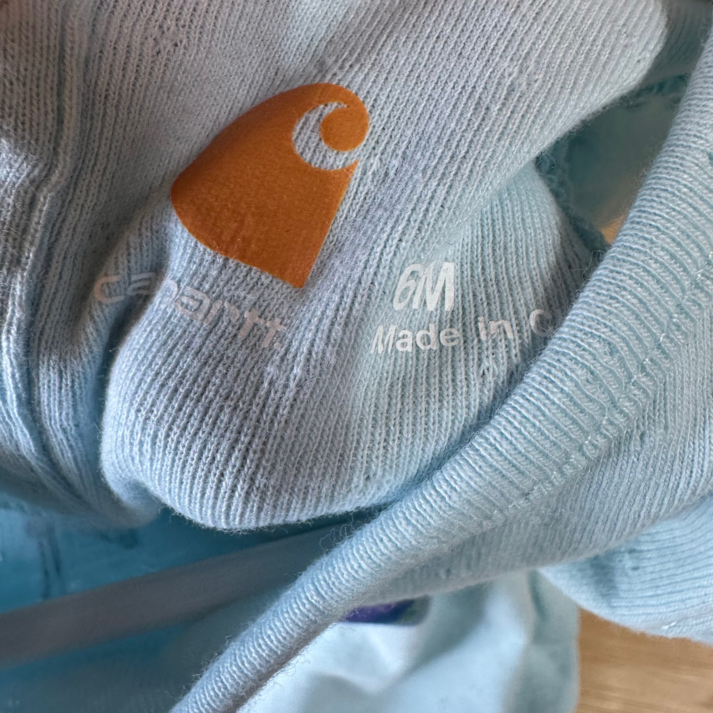 Carhartt Girls 6M Blue onsie