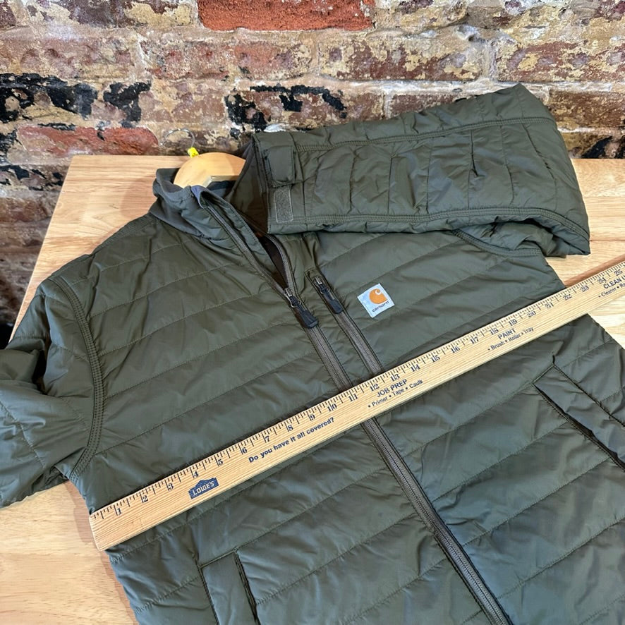 Carhartt Rain Defender Mens Medium Green Jacket