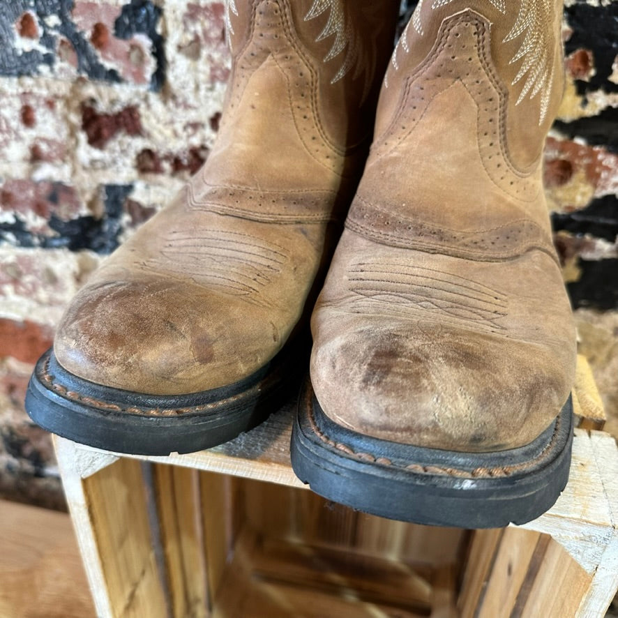 Ariat Mens 10D Brown Western Boots