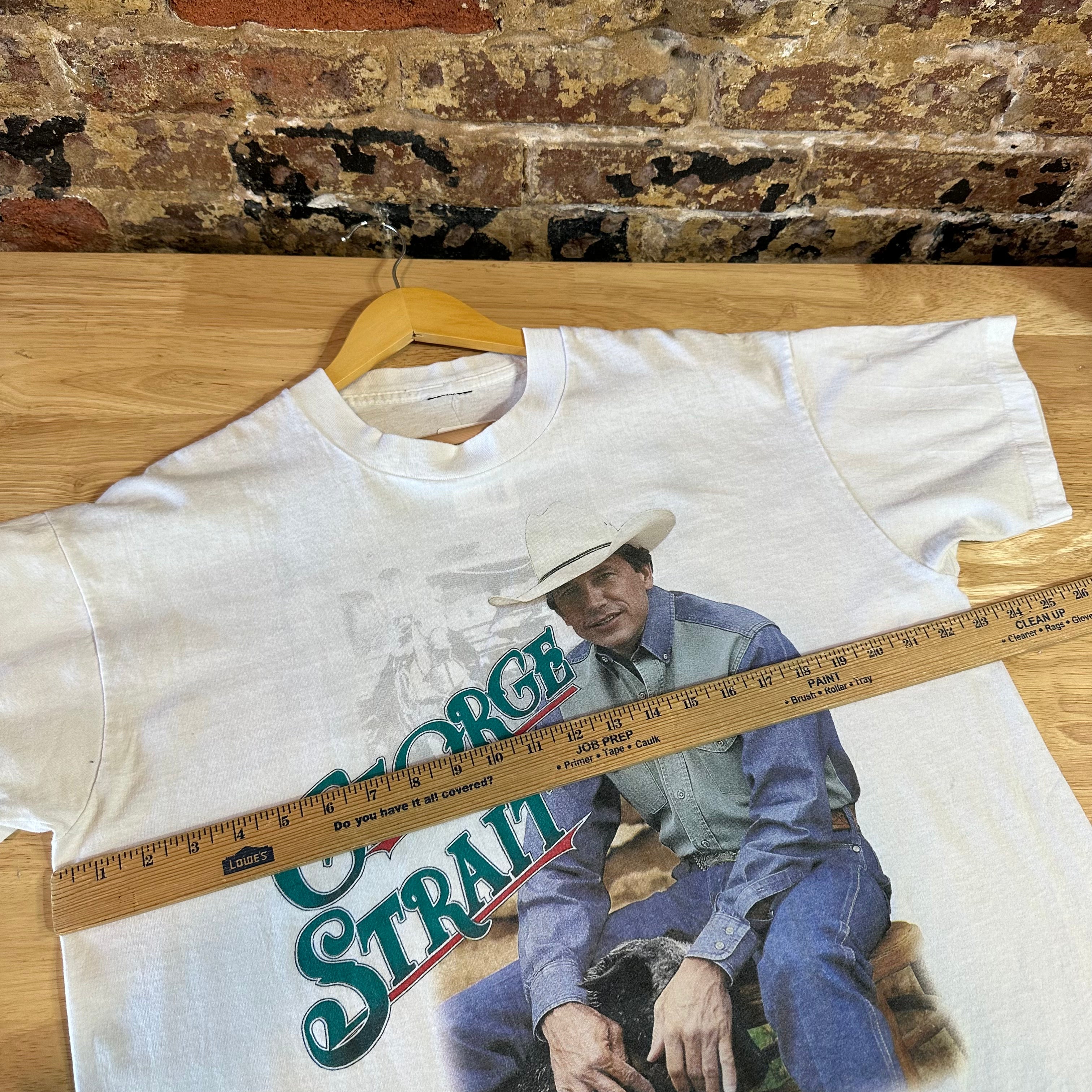 VTG George Strait S/S White T-Shirt