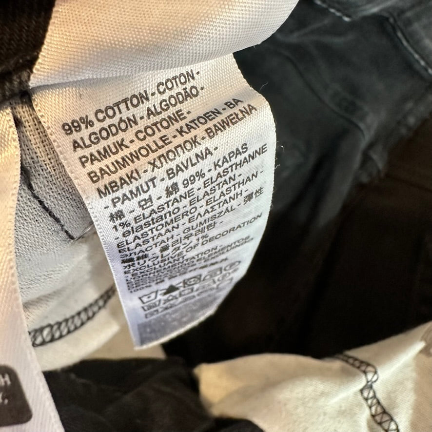 Levis 512 Slim Tapered Jeans Mens 31x30 Black (measures 34x28.5)