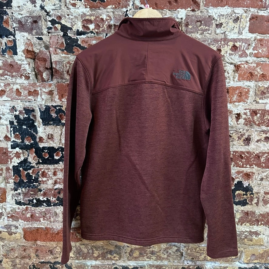 The North Face Norris Full Zip Mens Small reddish Long Sleeve Fleece Jacket