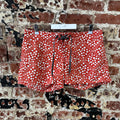 Patagonia Wavefarer Board Shorts Womens 10 Red Polka Dot Mid Rise Skim boarding