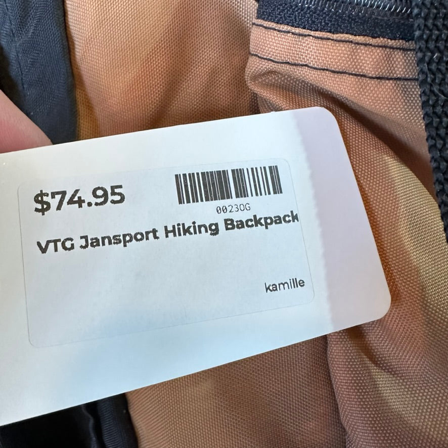 Vintage Jansport External Frame Hiking Camping Backpack Hip Pads USA
