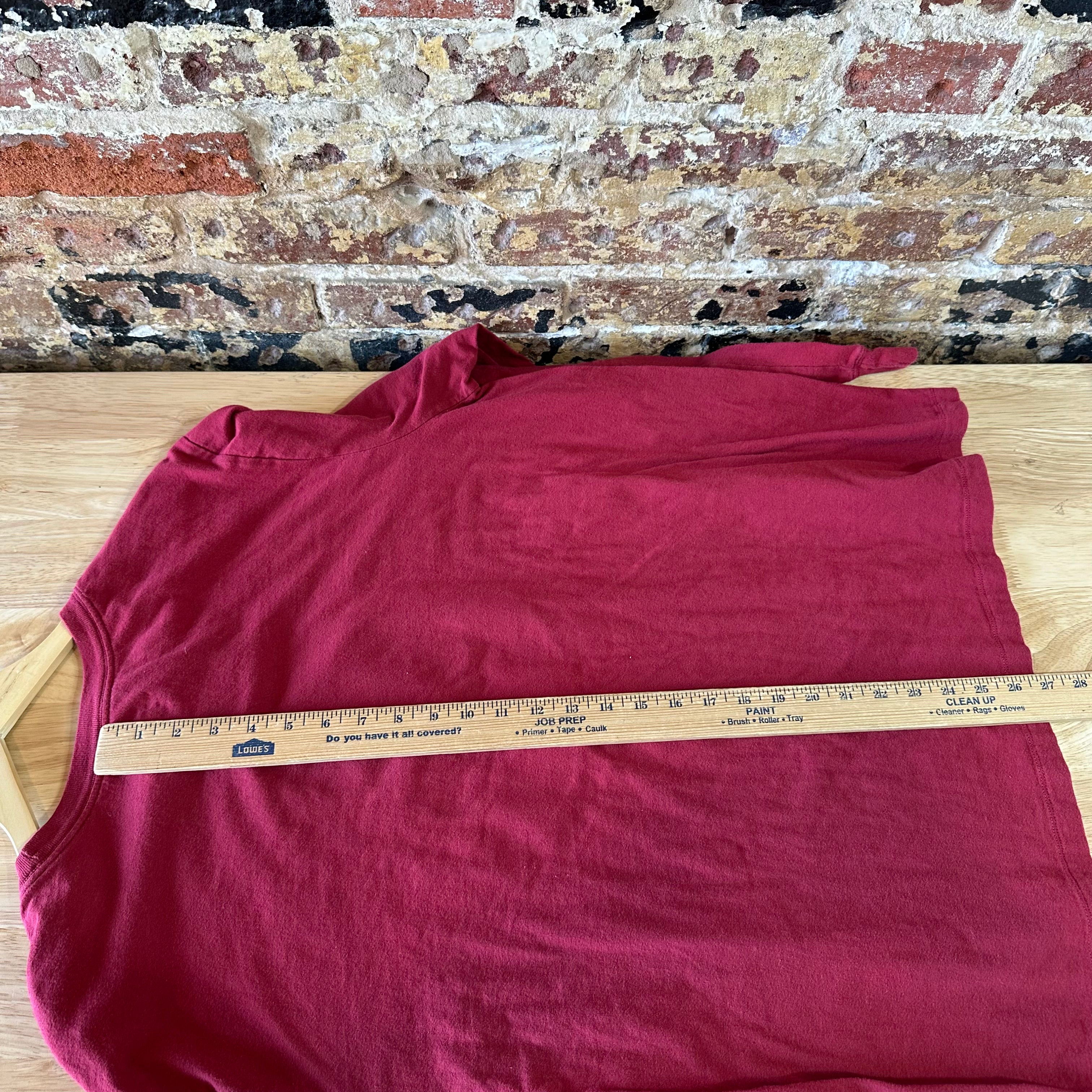 Nike Arkansas Razorbacks Hogs Mens Size 2XL Red Long Sleeve T-Shirt