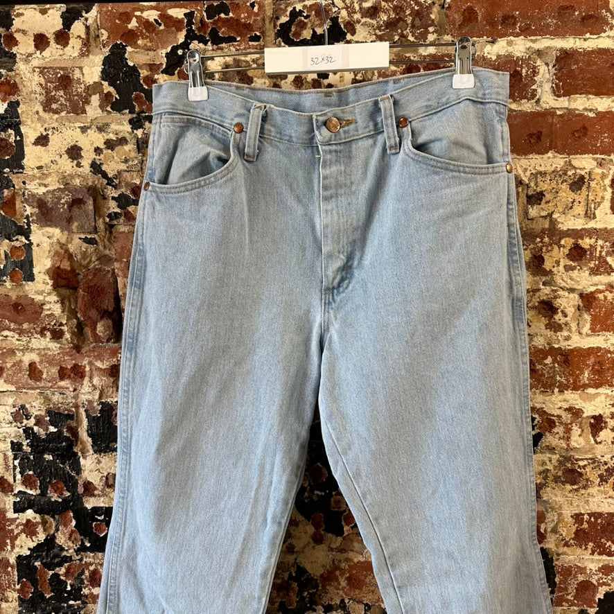 Wrangler Mens 32x32 Blue Jeans