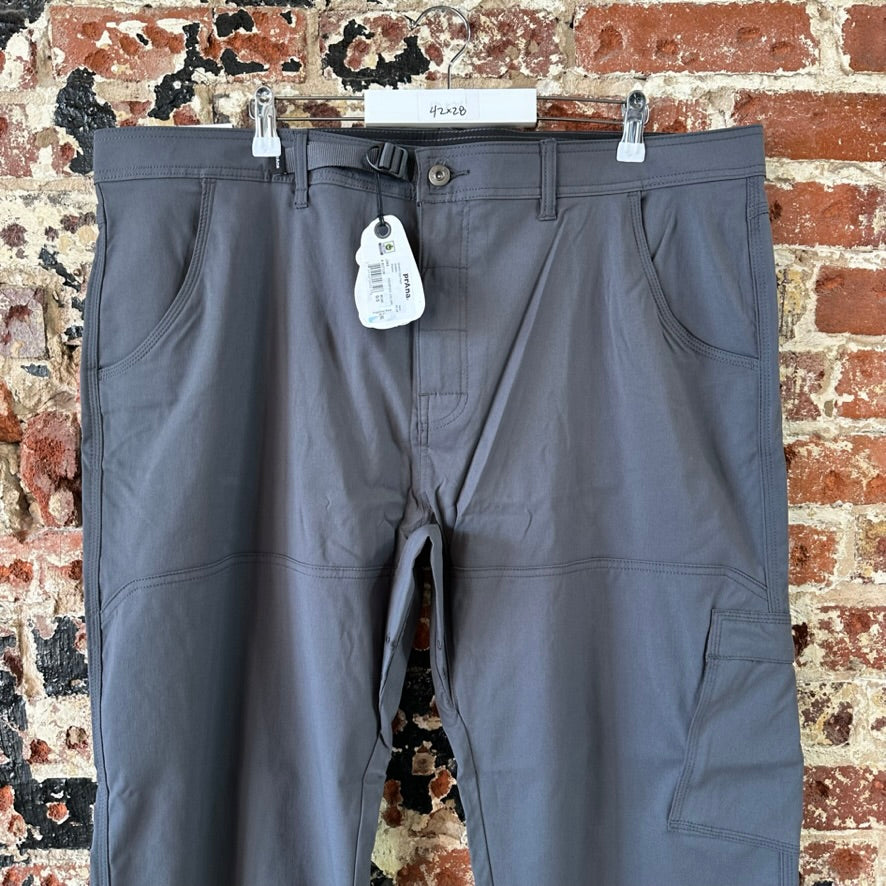 Prana Stretch Zion Straight Pant Men’s 42x28 Pants Gray NEW