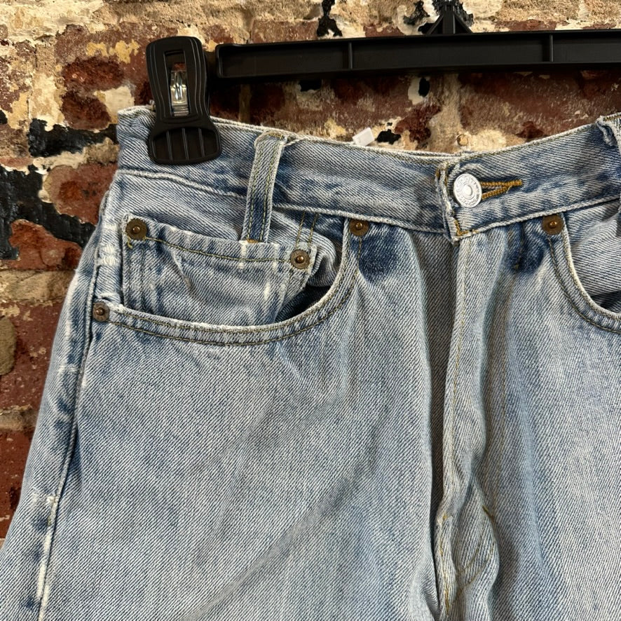 Levi's Cut Off Denim Jean Shorts Womens 26 Distressed