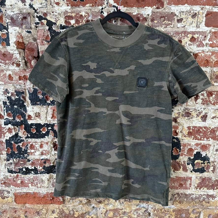 American Eagle Outfitters Camo Mens T-shirt Small Short Sleeve