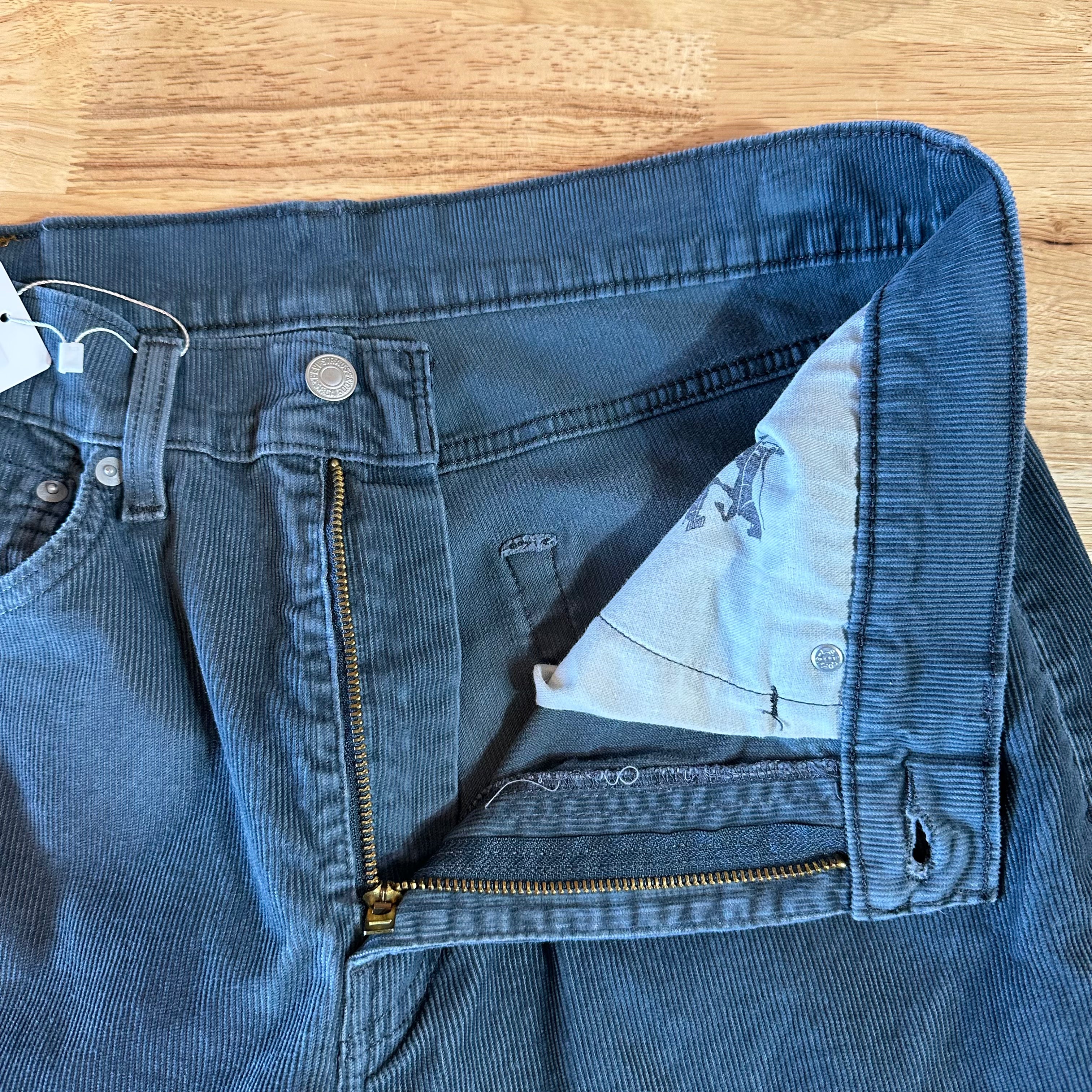 Levi's Mens 34x34 Gray Corduroy Pants