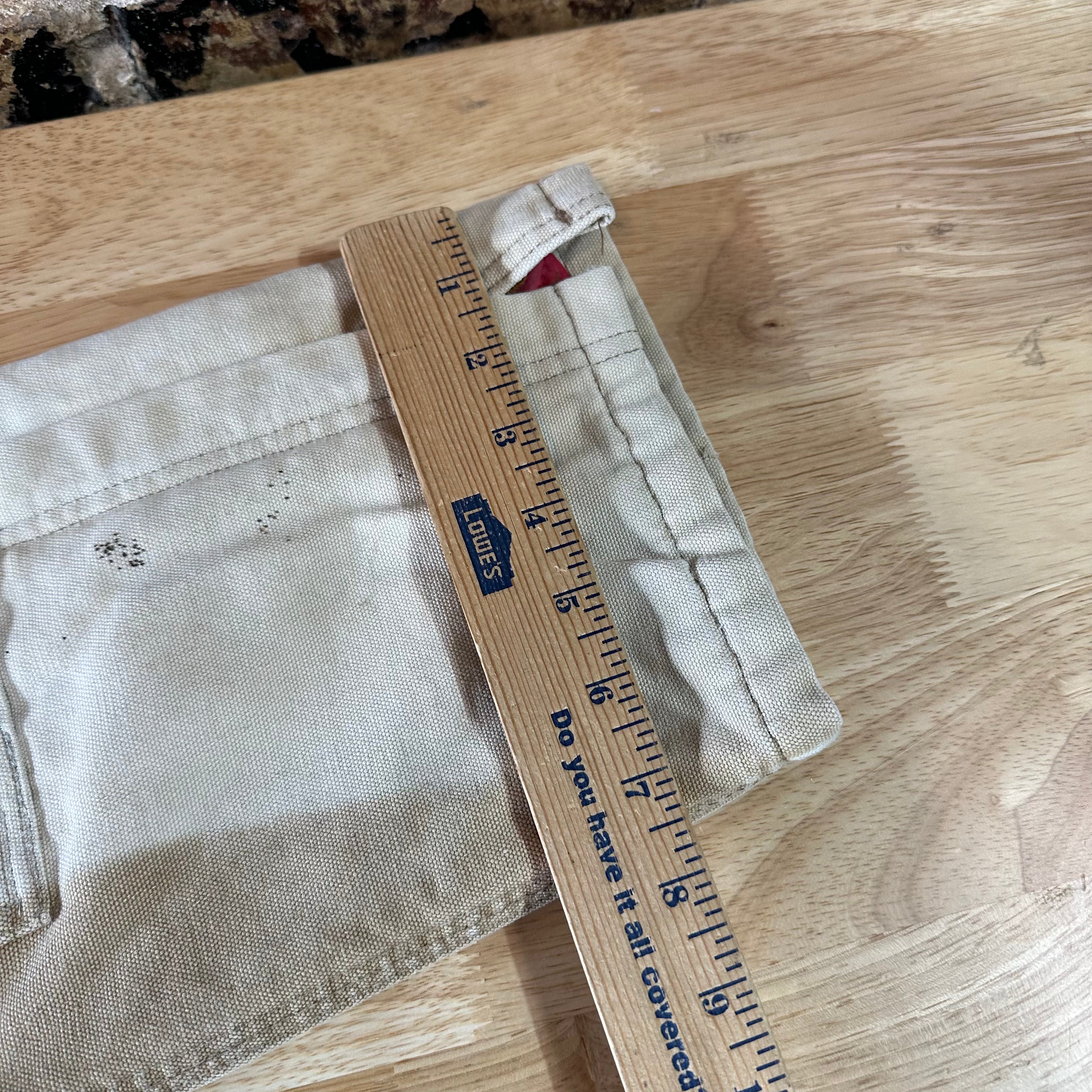 Vintage Carhartt Boy's Medium Brown Bib Insulated Overalls Double Knee Farm Bibs