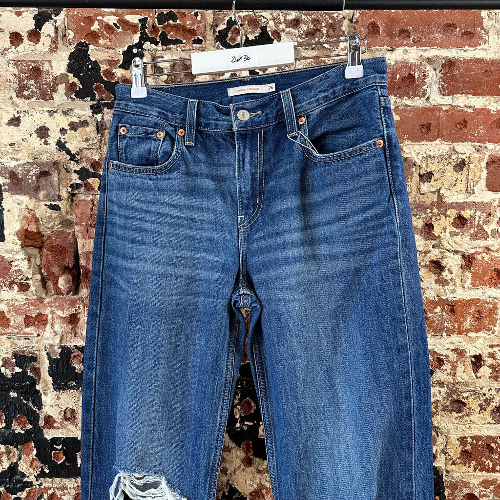 Levi's Low Pro Straight Womens 26 Jeans