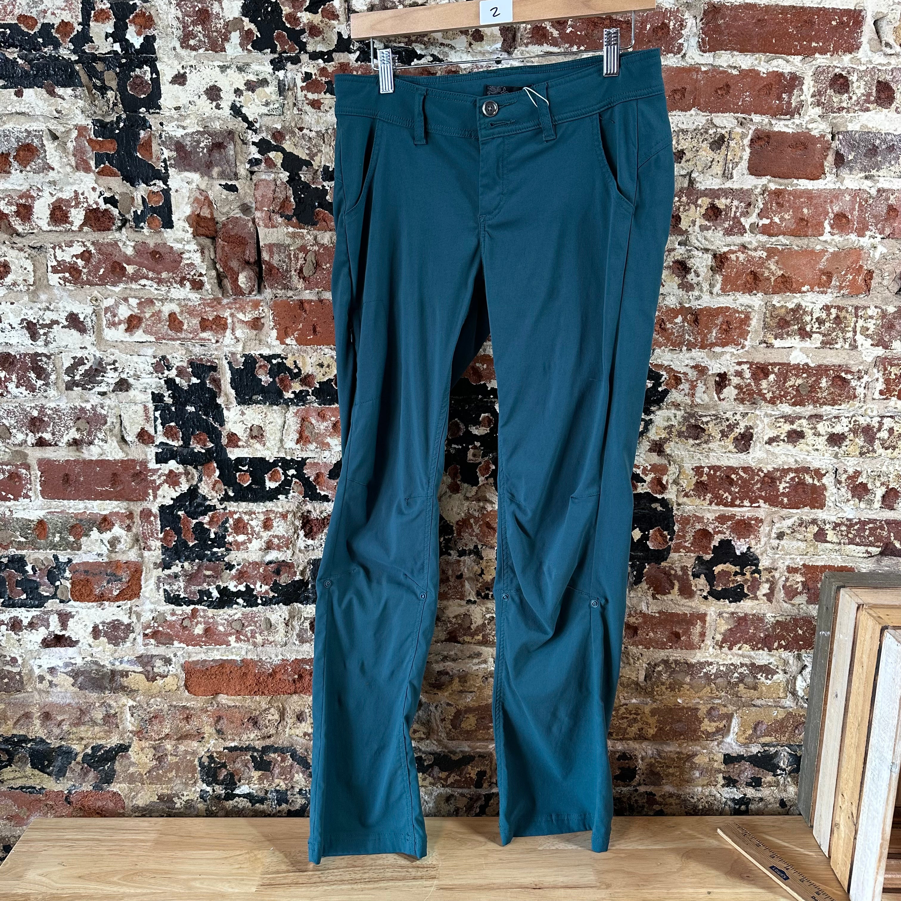 Prana Womens 2 Green Pants