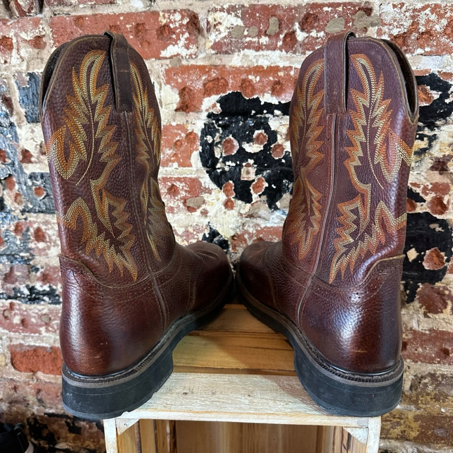 Justin Mens 10.5 Brown Boots