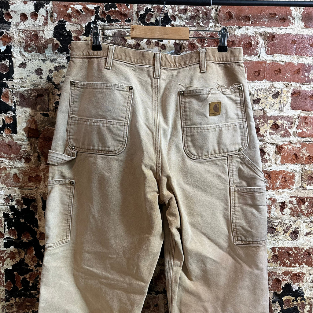Carhartt B136 BRN Mens 34x34 Double Knee Pants