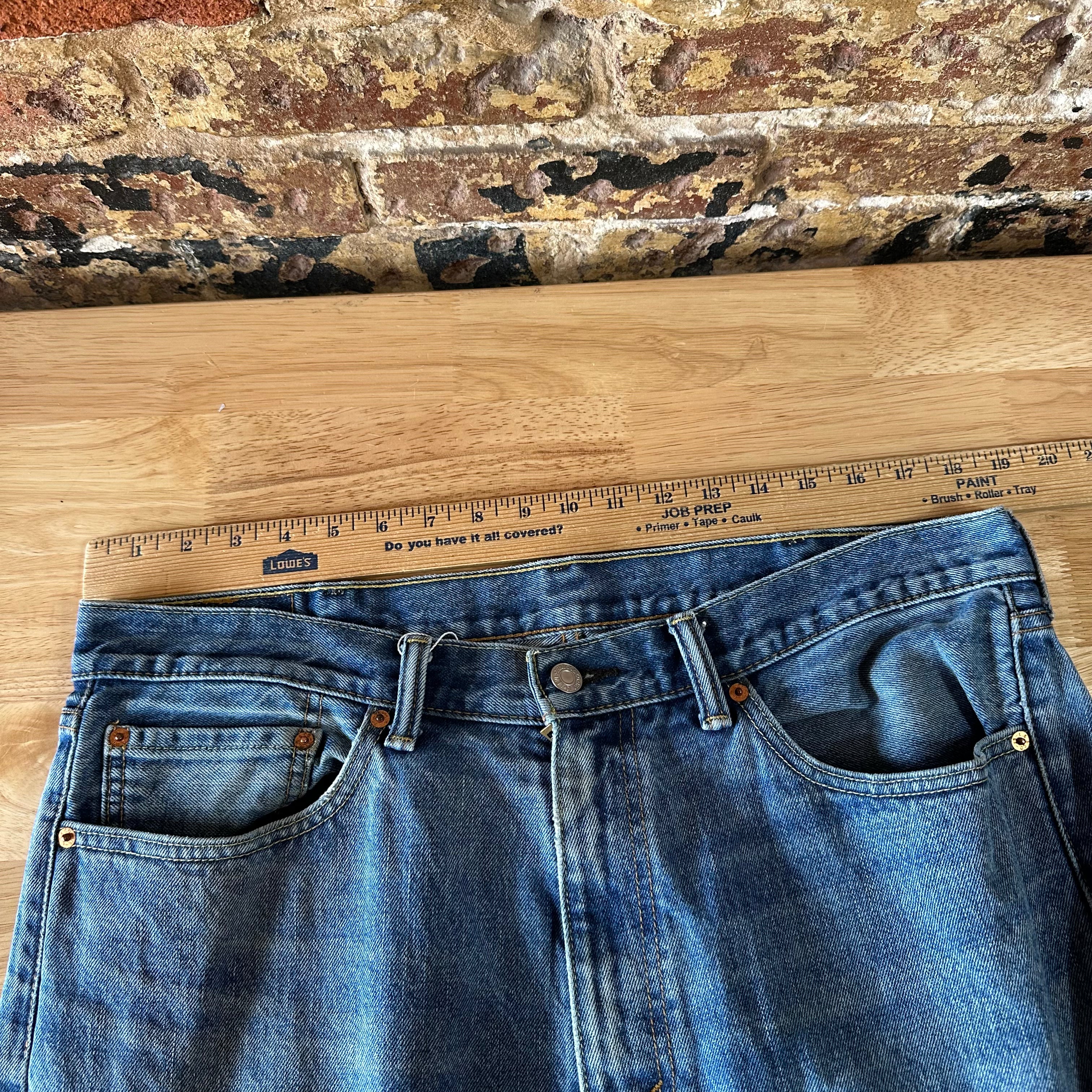 Levi's 505 Mens 38x30 Blue Jeans