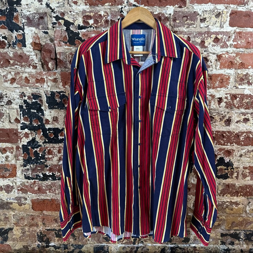 Wrangler Mens XL L/S Button Up