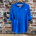 Columbia PFG Mens XL Short Sleeve Button Up