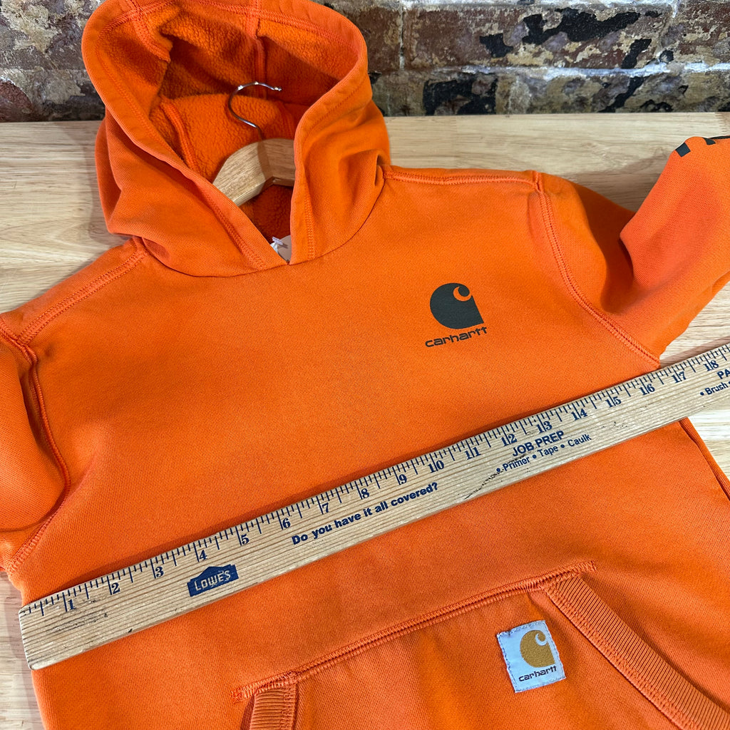 Carhartt Boys Medium 8-10 Orange Hoodie