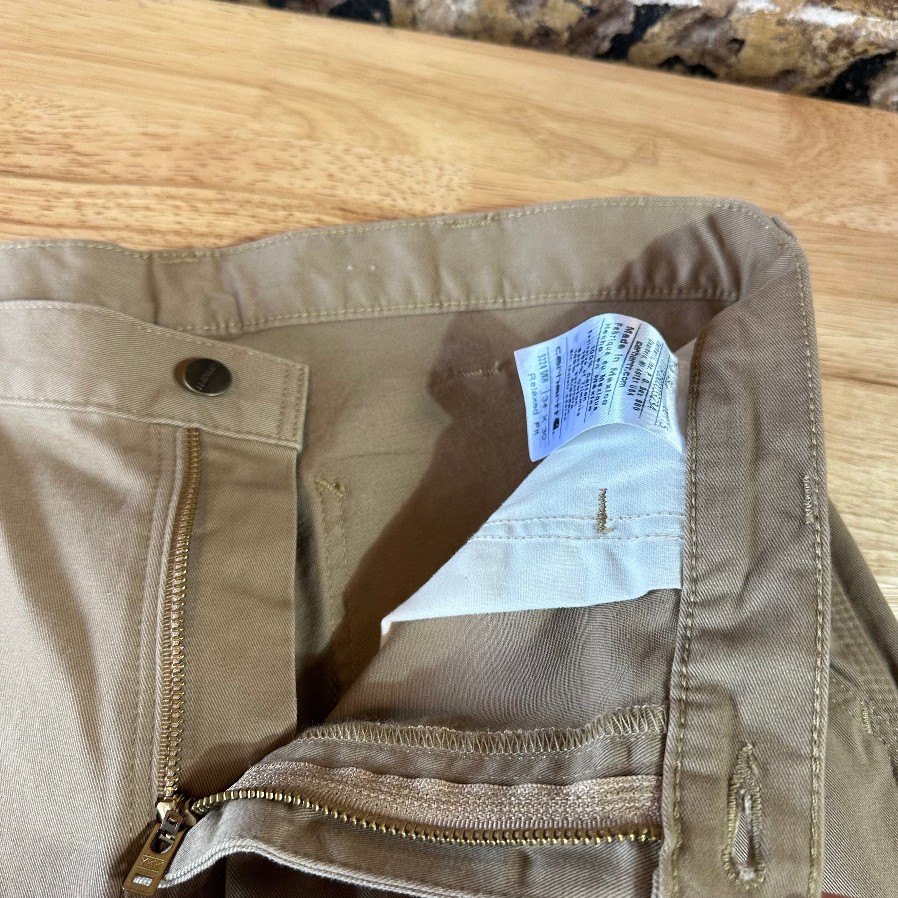 Carhartt B324 Mens 34x30 Tan Pants