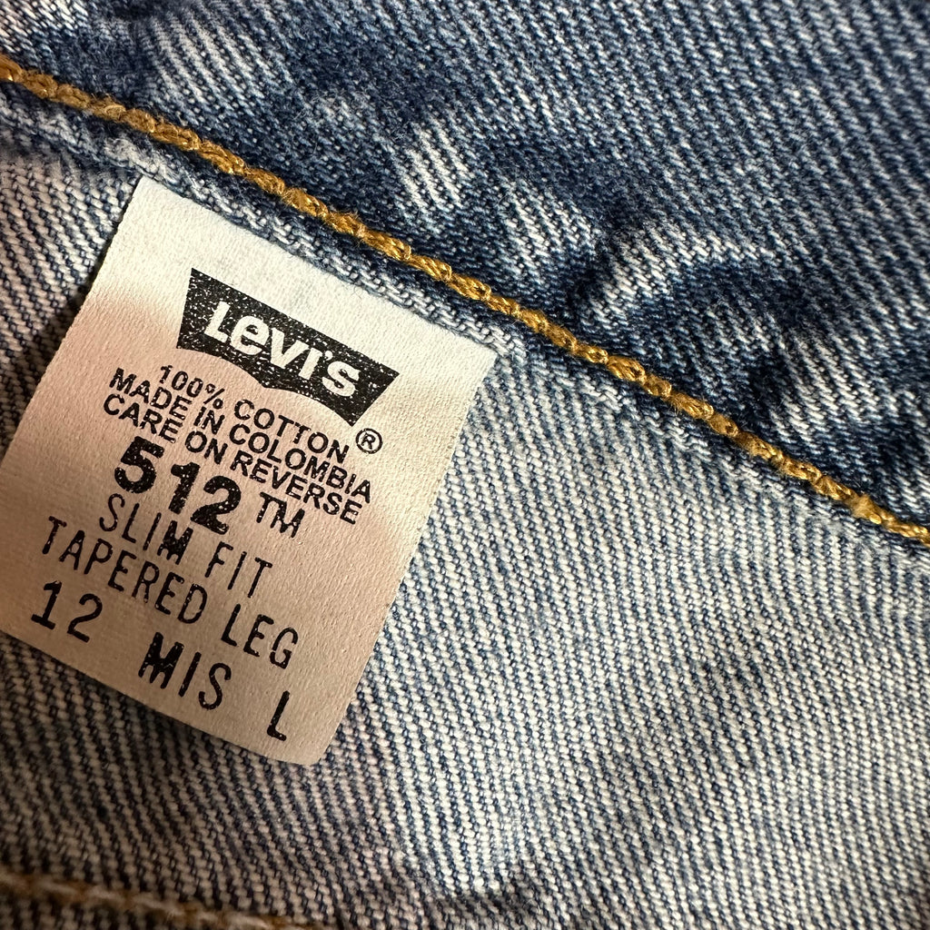VTG Levi's 512 Womens 12 Long Jeans