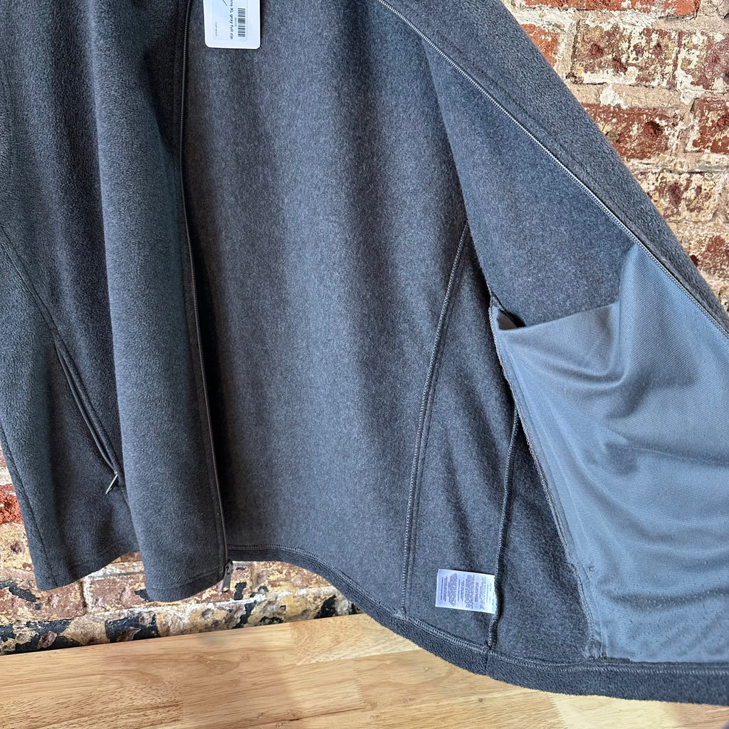 Columbia Vest gray Full Zip Steens Mountain Fleece Outdoor Hiking Mens XL