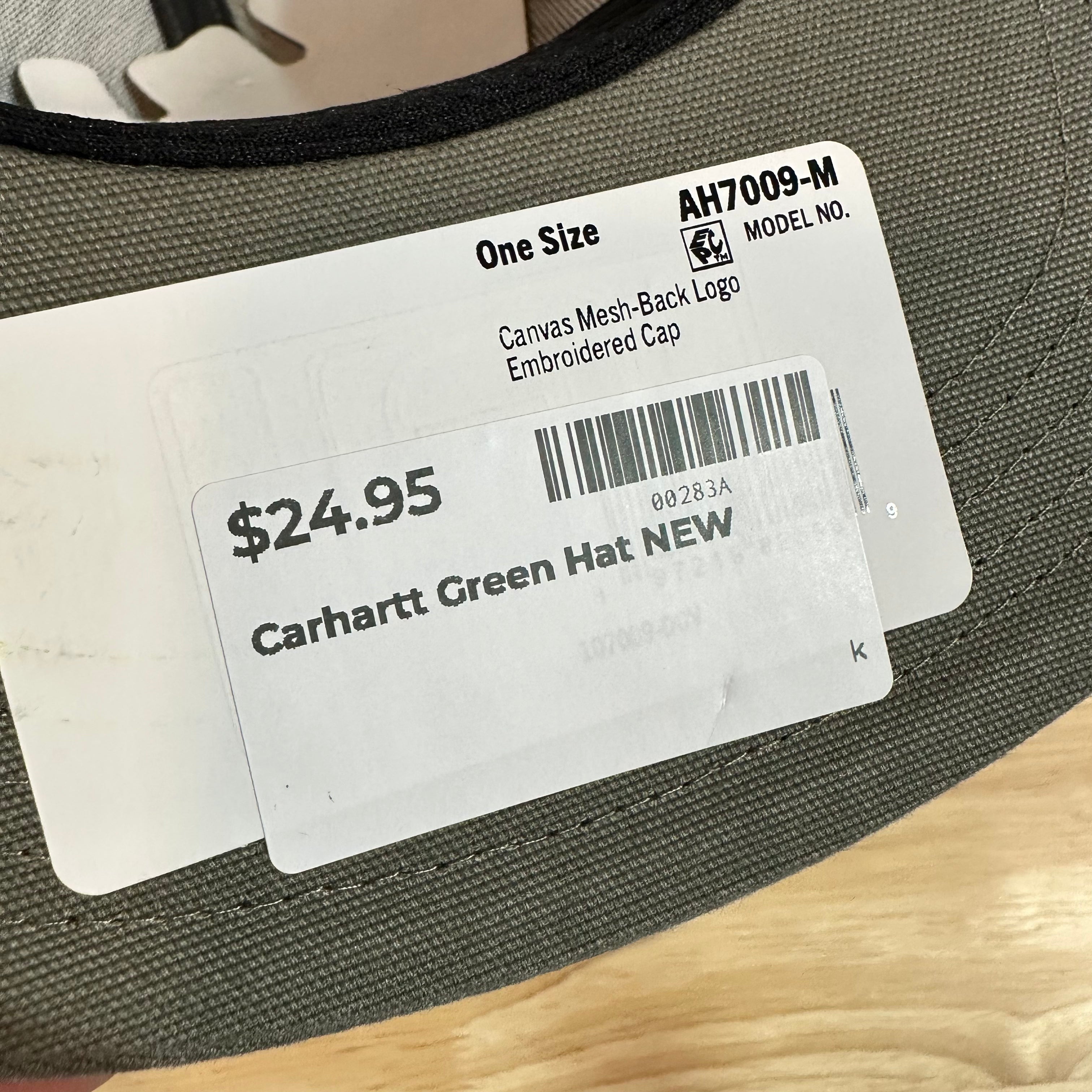 Carhartt Green Hat NEW