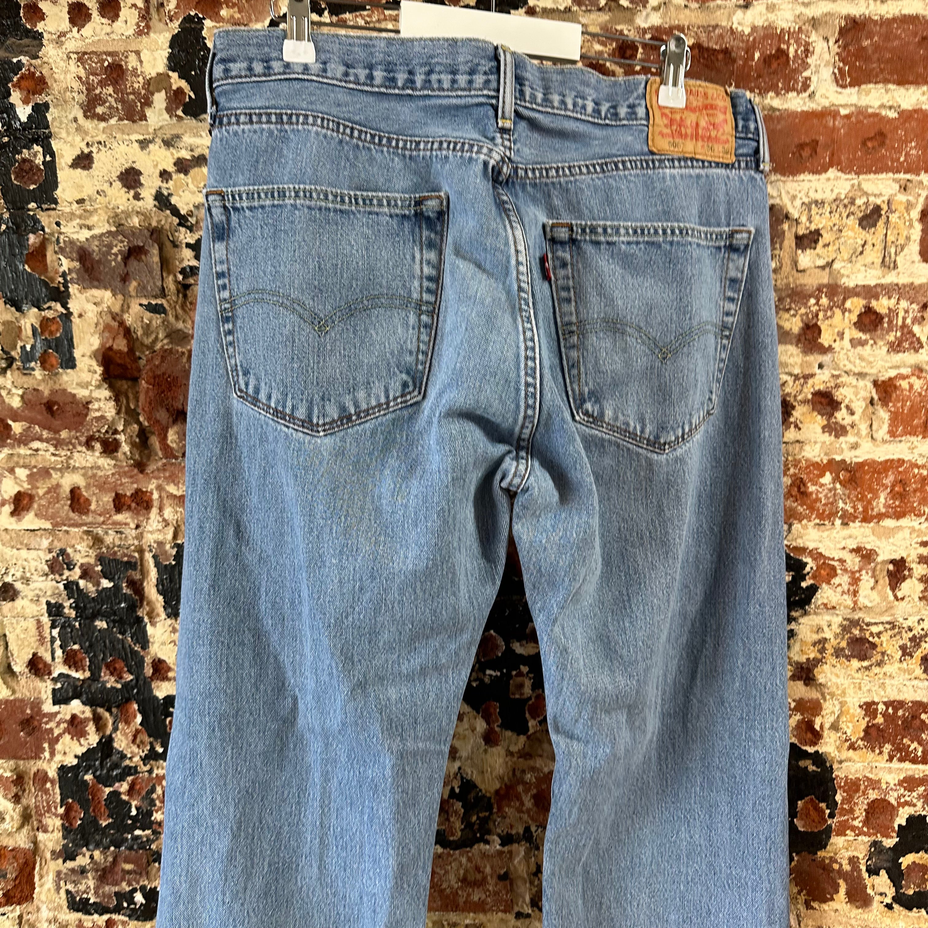 Levi's 505 Mens 36x30 Blue Jeans