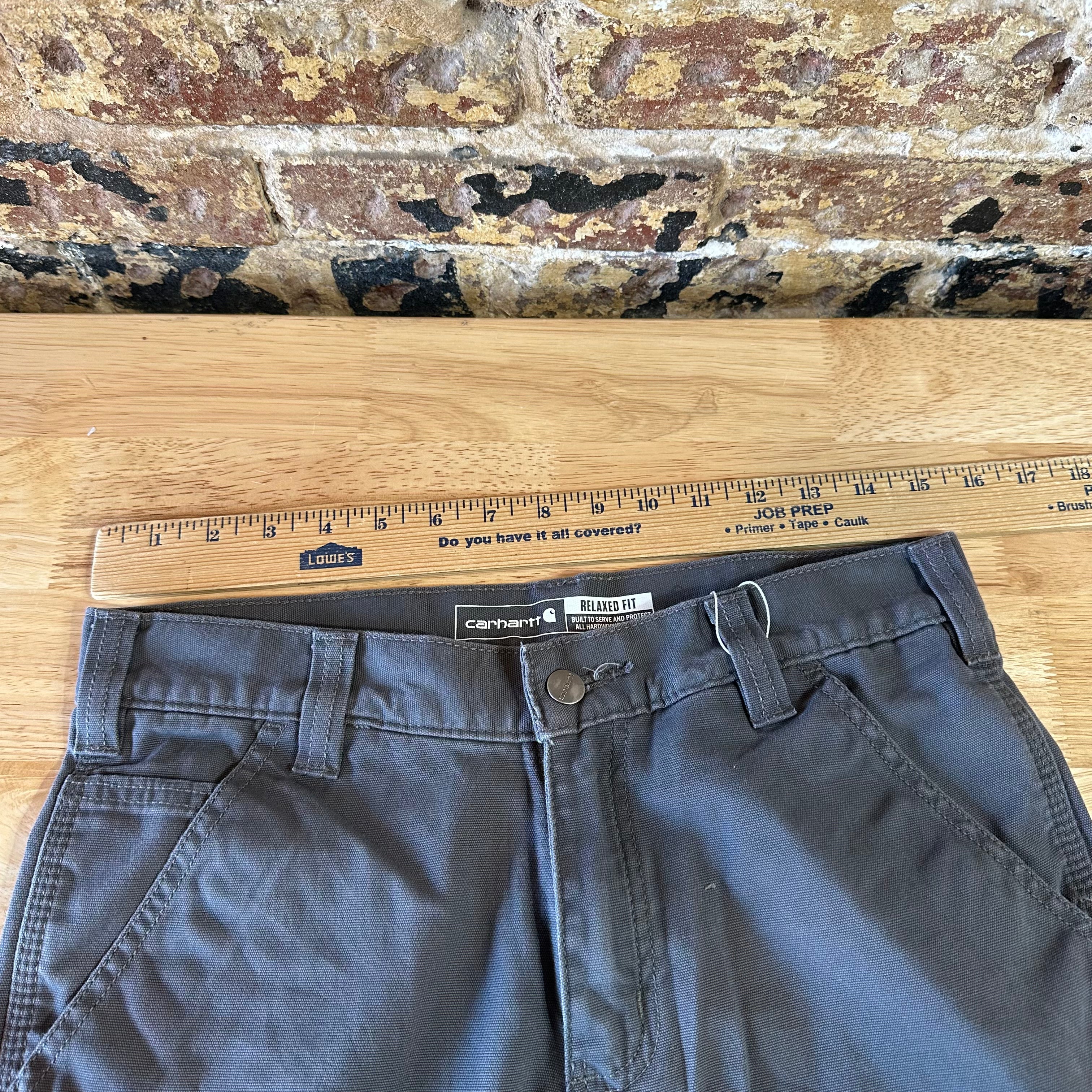 Carhartt Shorts Mens 30 workwear Rugged Flex 9.5" inseam Gray Relaxed Work