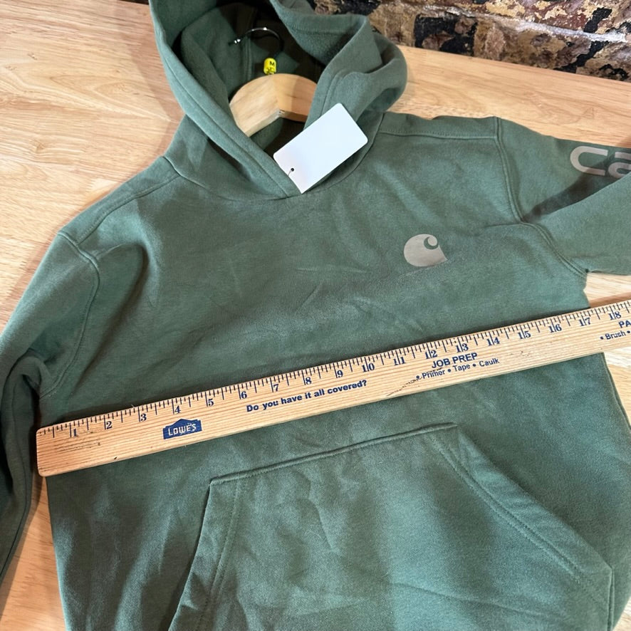 Carhartt Green Hoodie Boys Medium 10-12