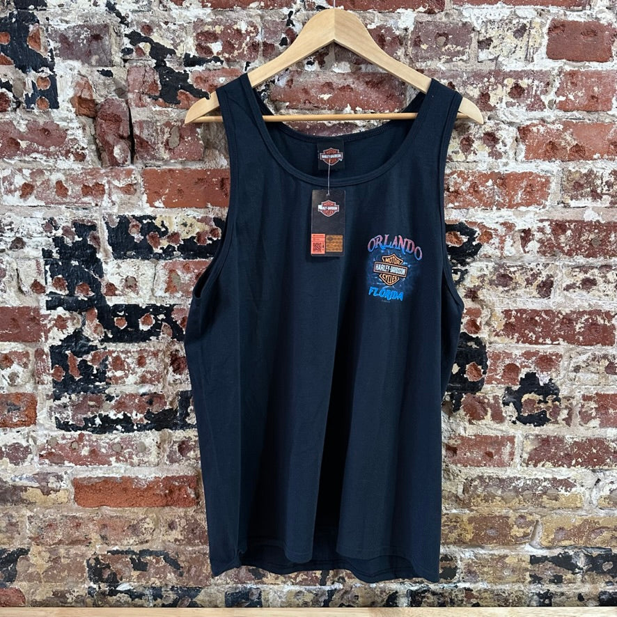 Harley Davidson Men's 2XL Tank Top Black NEW