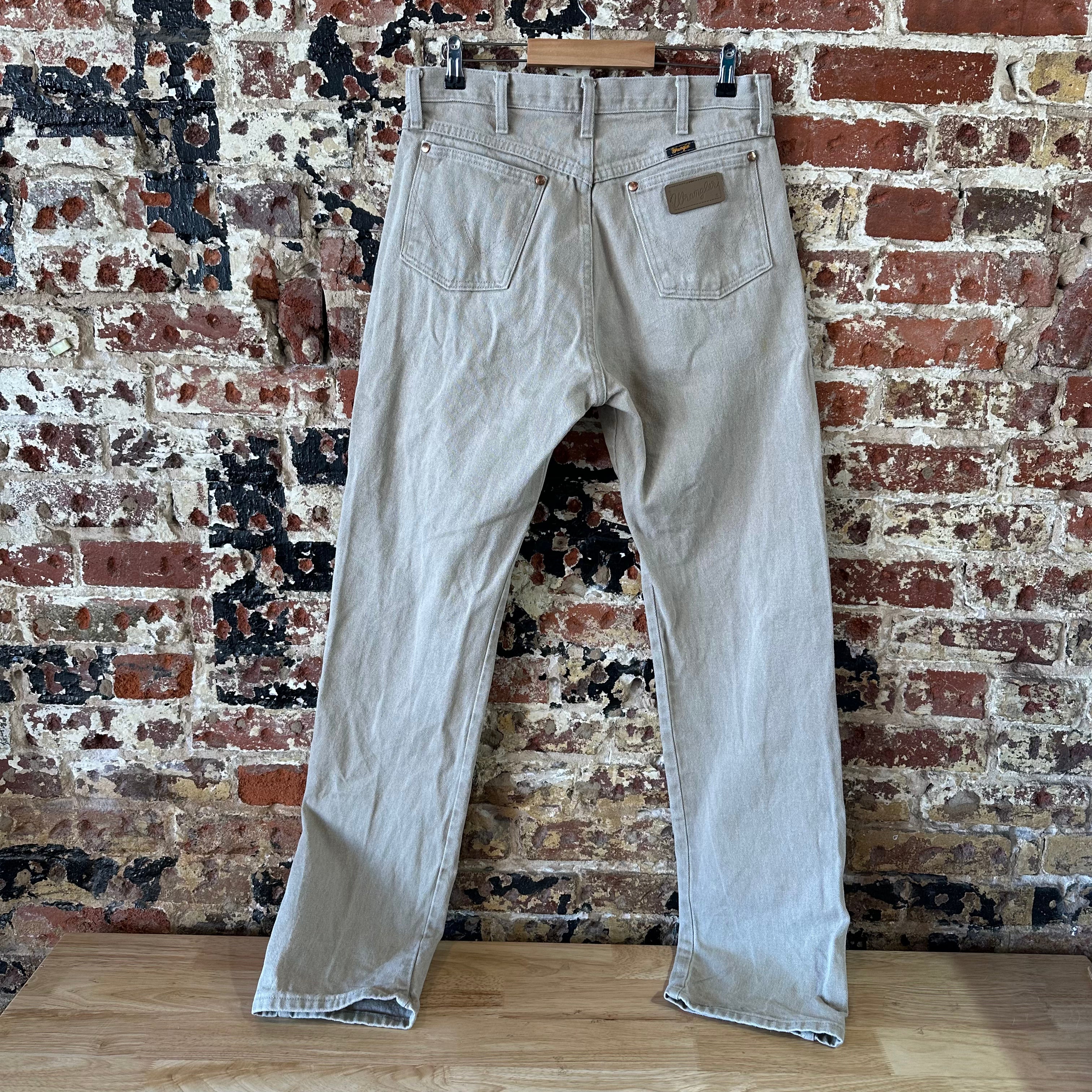 Wrangler Jeans 32x36 Tan western rodeo cowboy cut 13mwztn