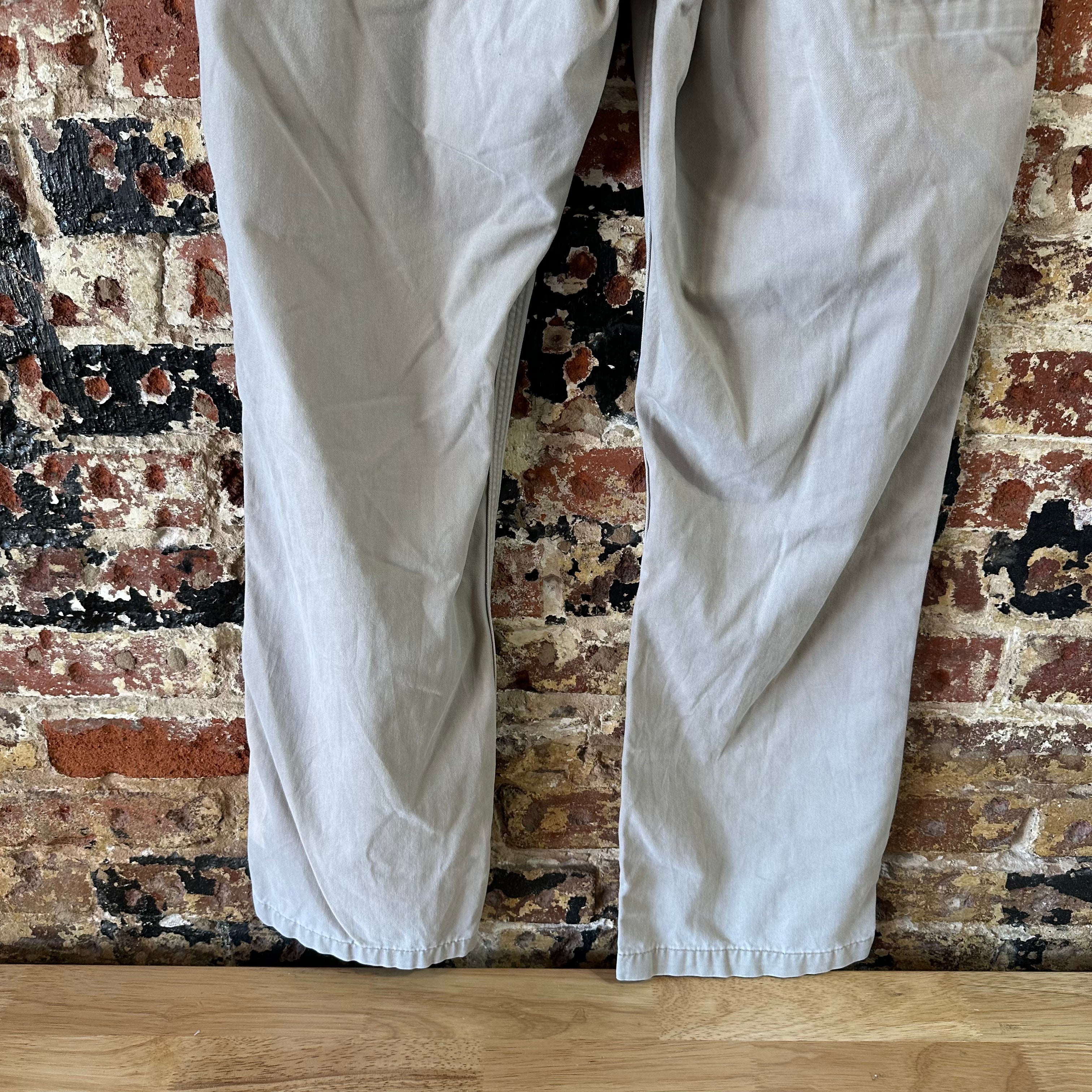 Carhartt tan Relaxed Fit Pants Mens 34x32 canvas work utility