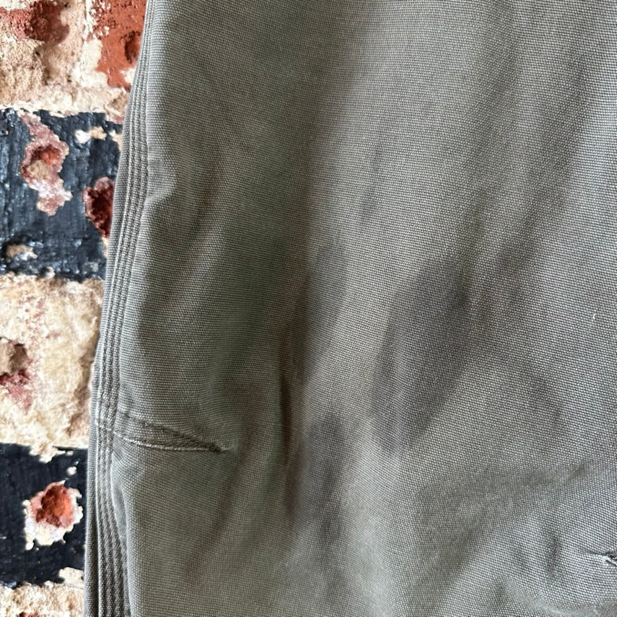 Carhartt Mens 38x34 Green Double Knee Pants