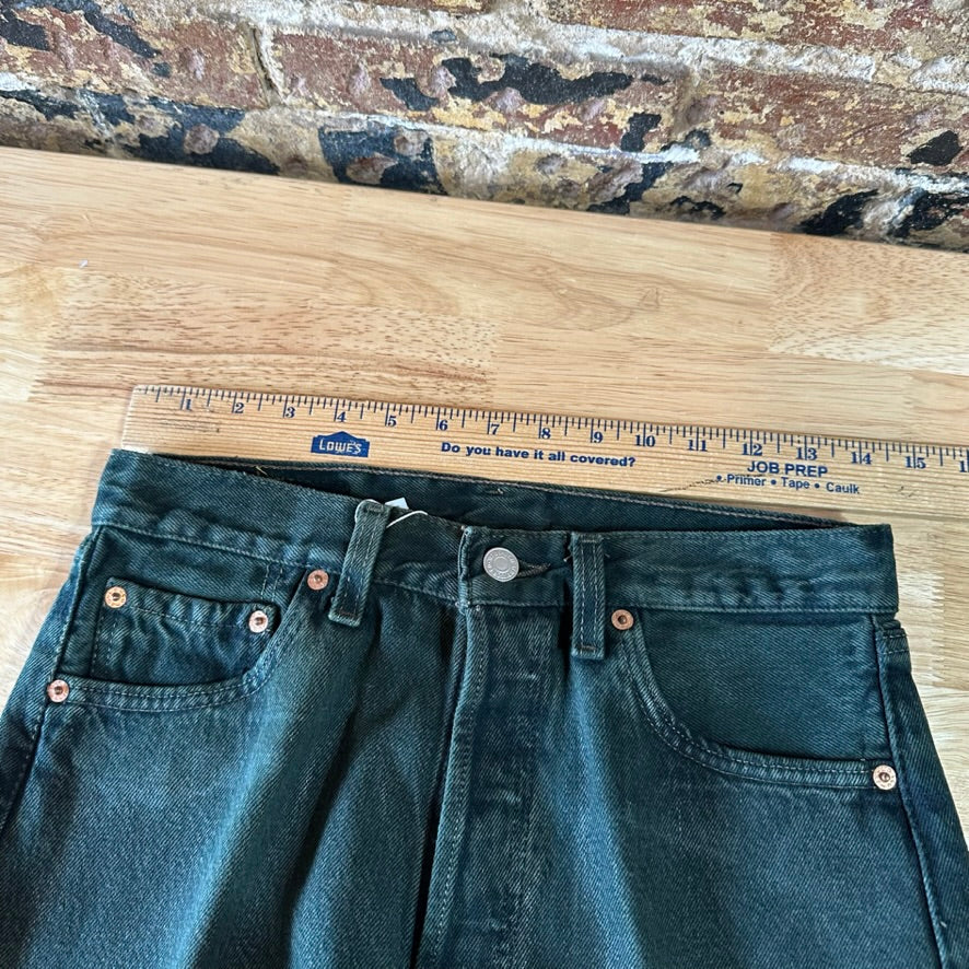 VTG Levis 501 Mens 29x34 Green Jeans