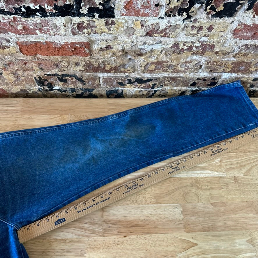 Wrangler Blue Jeans 35x34 western rodeo 936pwd cowboy cut slim fit