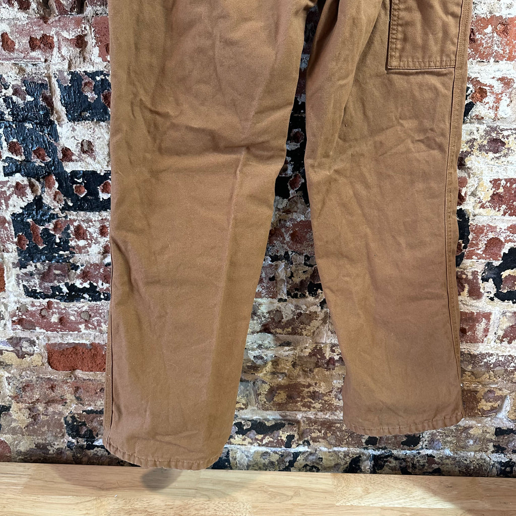 Carhartt Flannel Lined Brown Pants Boys 14