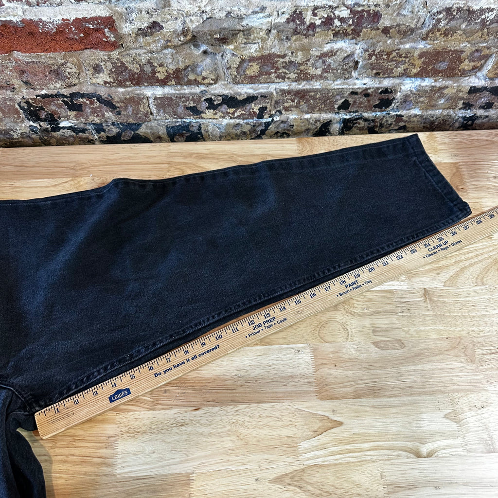 Vtg Levis 550 Black Orange Tab Relaxed Tapered Mens Jeans 40x30 USA 1996 90s