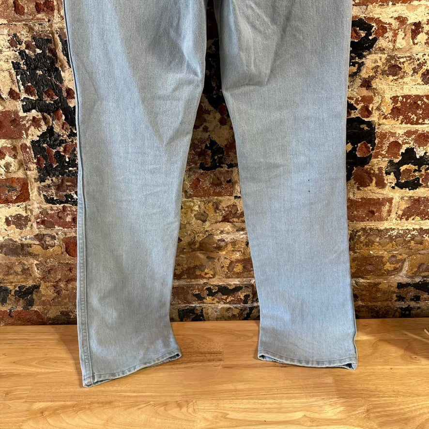 Wrangler Mens 32x34 Light Blue Jeans