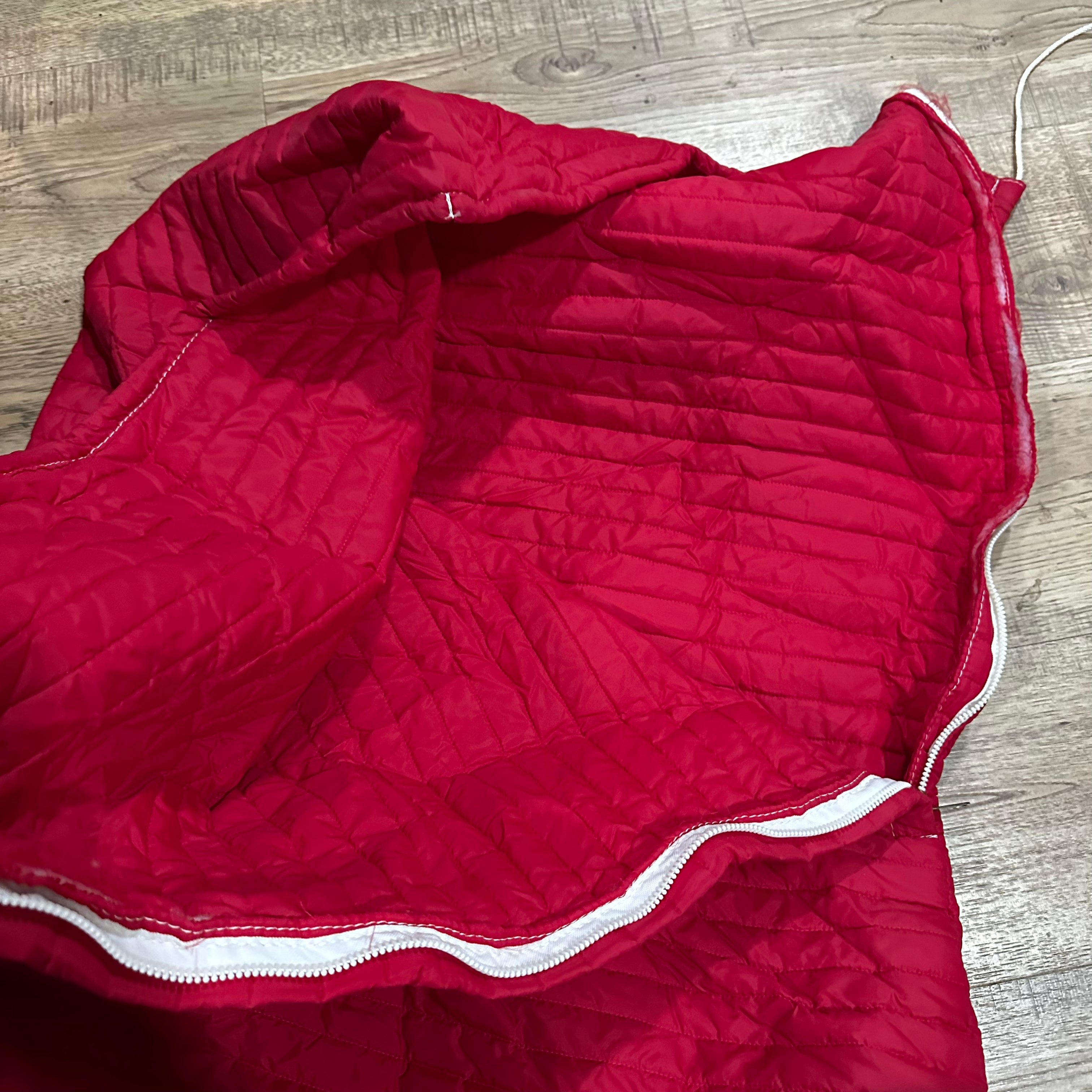 RARE 80s Vintage Nebraska Go Big Red Warm Bag game day Carry in the bag